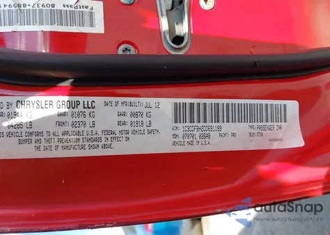 2013 Dodge Dart Sxt/Rallye z USA, uszkodzony, nr VIN 1C3CDFBH2DD691199